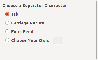 Separator Characters